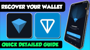 How To Recover Your Tonkeeper Wallet 2025: A Step By Step Detailed Guide