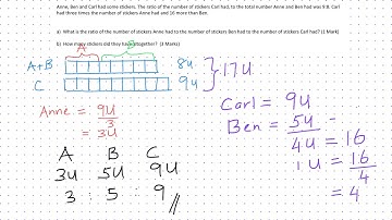 Word problem involving ratio (Bar Model) - Primary 5 Singapore Mathematics question with answers