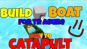 🔴 How To Create A Catapult In BABFT (Build A Boat for treasure) It Launched Me Across The Map..