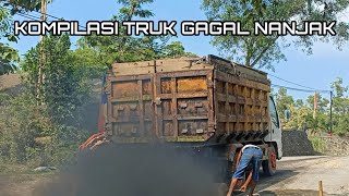 Compilation of Trucks Struggling on Uphill Inclines