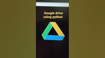 google drive logo using python programming 😇😊