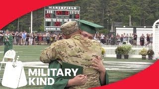 Army dad surprises son at graduation