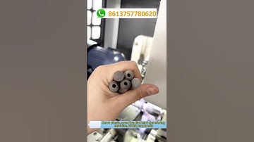 Servo plastic round bar flat head chamfering machine, 15-20 pcs per min