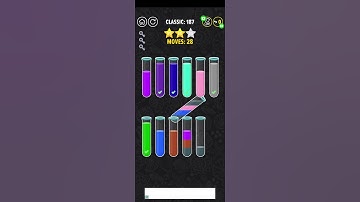 color water sort 3D level 187