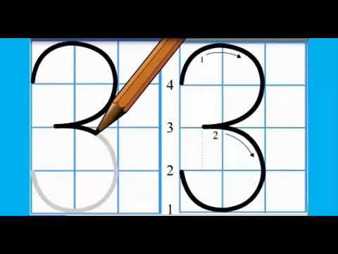Video Dạy viết số 3 - youtube