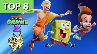 TOP 8  Nickelodeon All Star Brawl 2  GOML X (Aang Jimmy Spongebob Ember Garfield) NASB2 Tourney