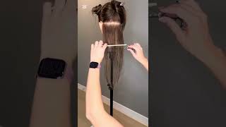 Long Layered (180 degree elevation) Haircut Tutorial 