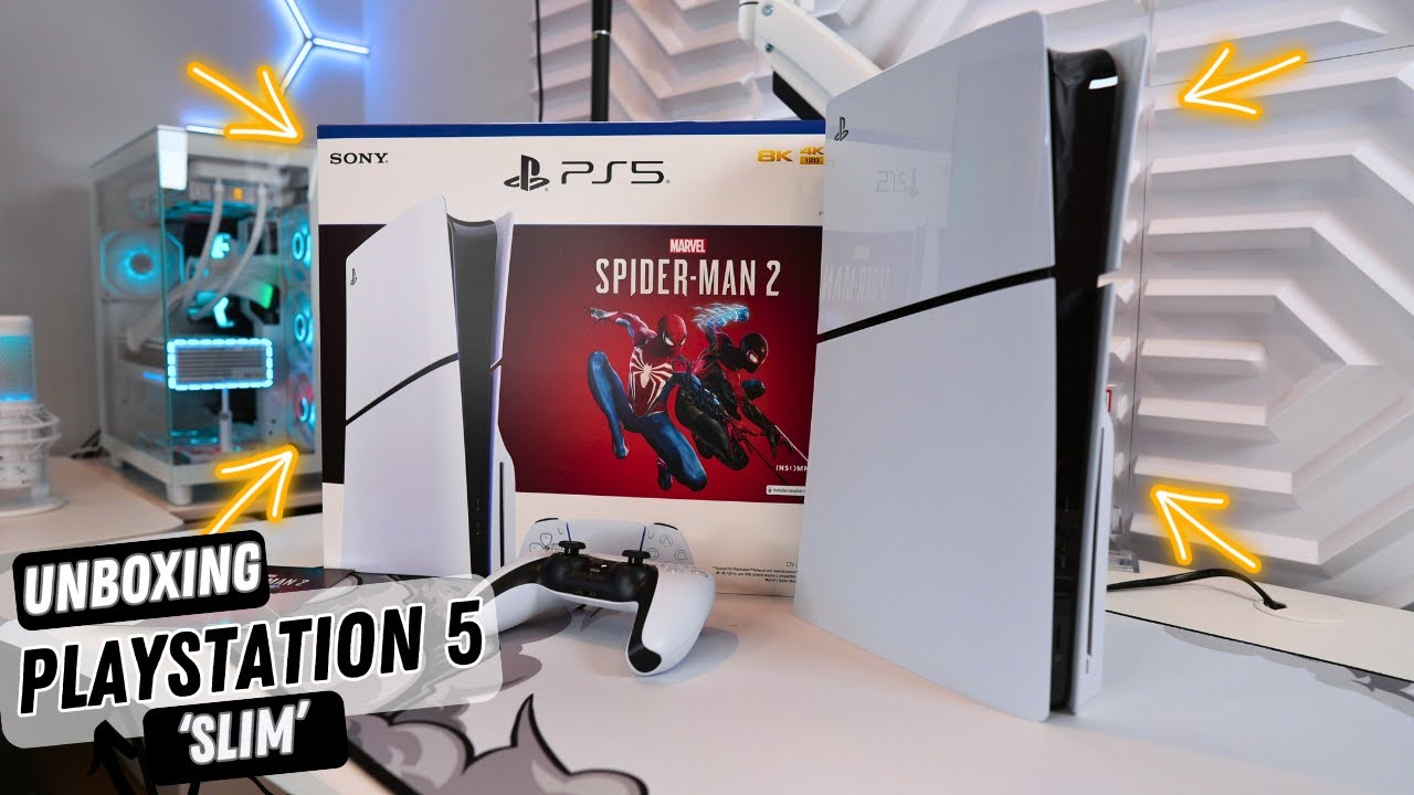 PS5 Slim Unboxing & Horizontal Mount Setup : CFI-2015 