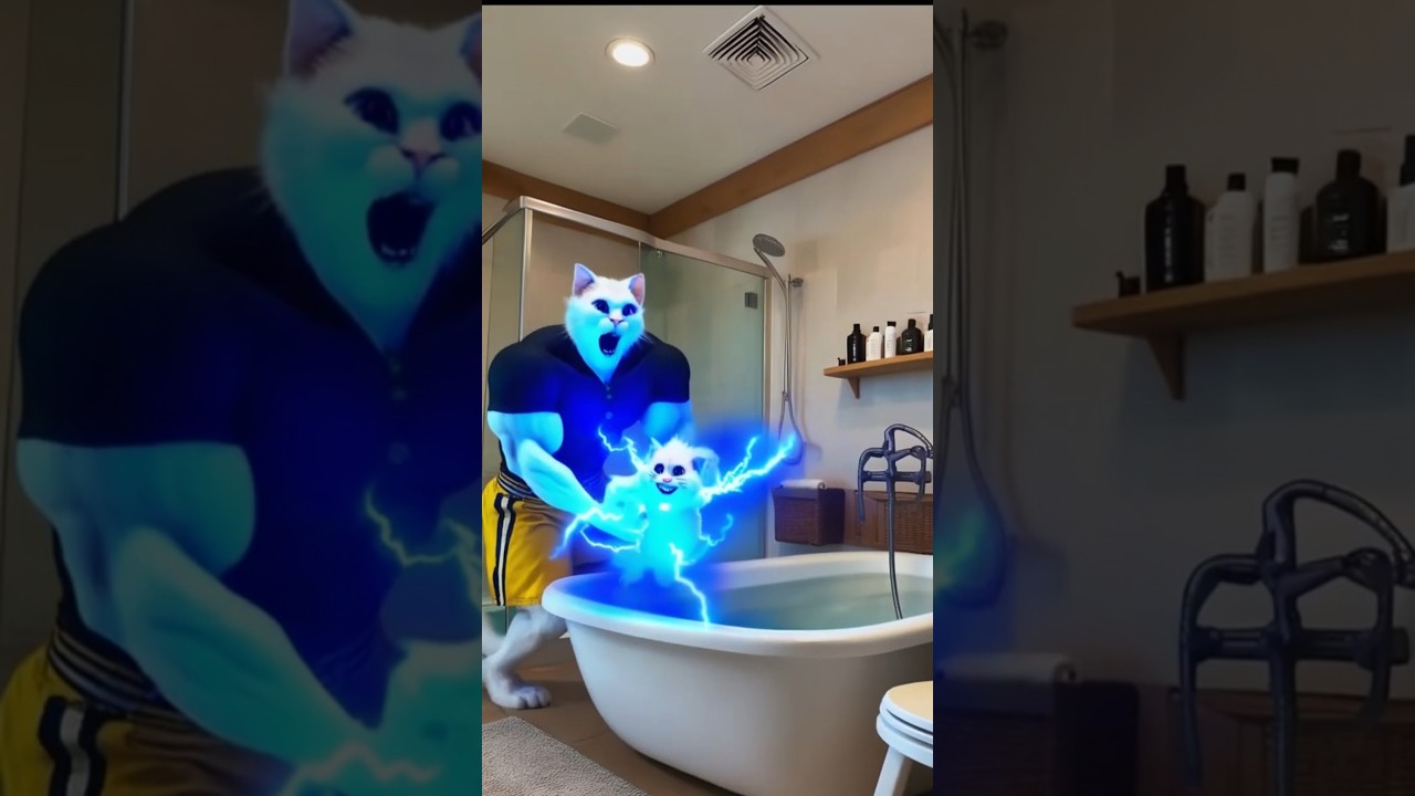 "⚡😿 The Kitten’s Shocking Transformation! ⚡ 