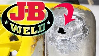 JB WELD On Hole In Gas Tank! Does JB Weld Work?