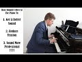 How To MOVE To Get A BETTER SOUND At The Piano - Josh Wright Piano TV