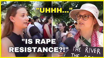Queers For Palestine Protester Gets A "Reality Check" After Finding Out Hamas is Evil