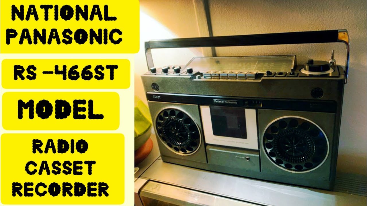 その他 Panasonic National Panasonic tape RS*466st radio cassette player 1976 model