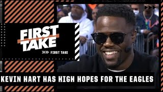 Kevin Hart predicts the Eagles will get their first win of the season vs. the Lions | First Take