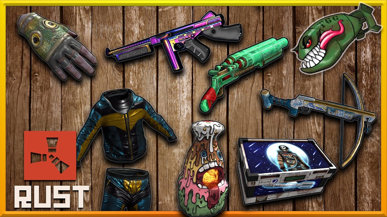 Rust Skins | Fish Gloves, Lost Souls Crate, Tempered Thompson, Nitrogen ...