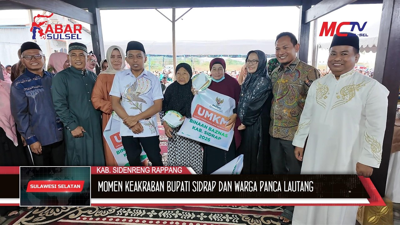 MOMEN KEAKRABAN BUPATI SIDRAP DAN WARGA PANCA LAUTANG DALAM BALUTAN SAFARI RAMADAN