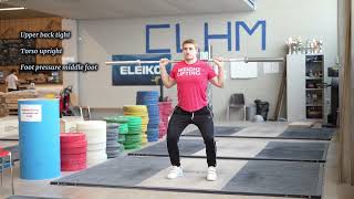 Behind the Neck Pause in Dip Pushpress