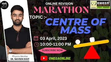 HOPE -13 | CENTRE OF MASS | | PHYSICS | | NAVEEN DIXIT |#neet_2023