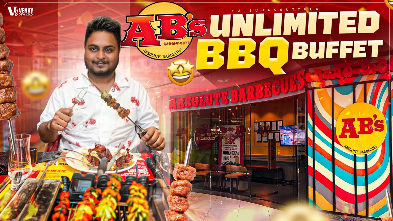 AB’s Unlimited BBQ Buffet at Just ₹666/- | Absolute Barbecue in Hyderabad | in Telugu