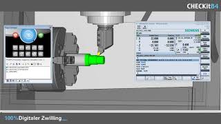 CHECKitB4 - 100% Virtual Machining, 100% CNC-Steuerung, 100% Digitaler Zwilling