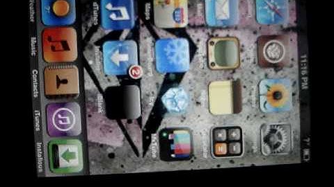 How to Put Applications on the Dock For Jailbroken Ipod Touch