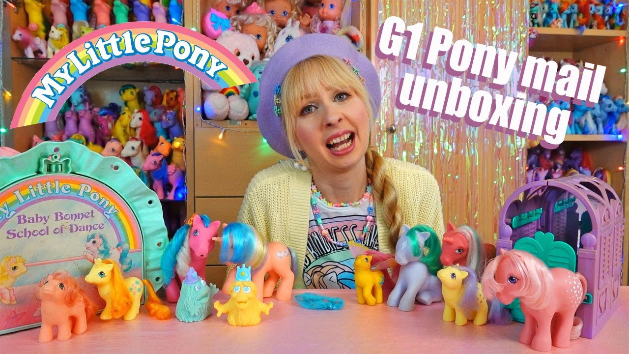 G1 My Little Pony mail unboxing vintage 80s 90s girl toys YouTube