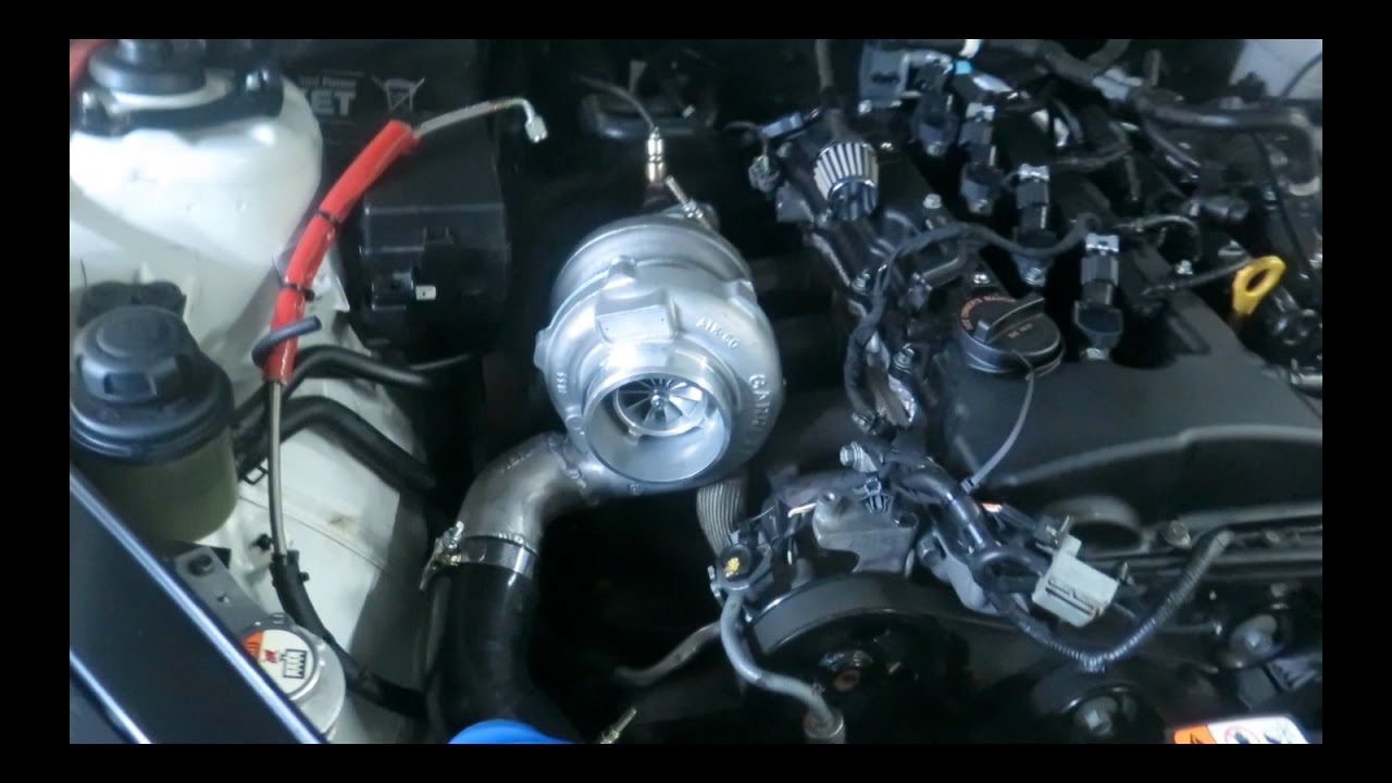 |vBLOG| Garrett GTX Gen2 3076R turbo install, 3.8T AT custom tune - YouTube