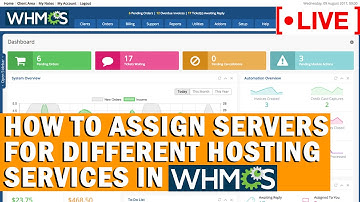 [🔴LIVE] How to assign servers for different hosting services in WHMCS?