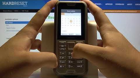 How to Add Event to Calendar in NOKIA 800 Tough – Set Up Reminder