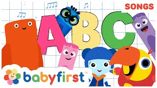 learning songs w color crew larry phonics abc song abc alphabet first words babyfirst tv