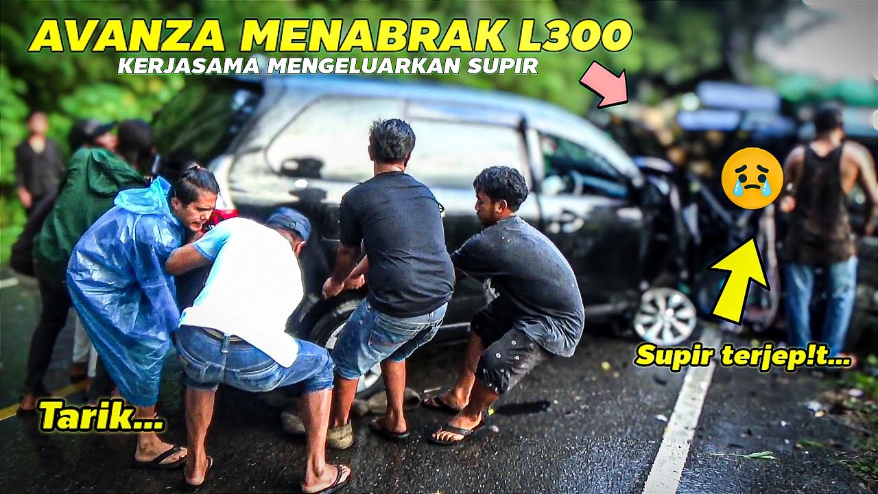 AVANZA TERJUN KE SUNGAI ‼️AVANZA TABRAK KERAS PICKUP L300, Lokasi Berdekatan & Hanya Beda Jam Saja 😱