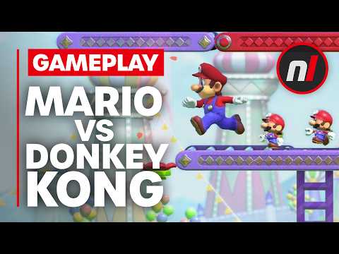 Mario vs. Donkey Kong Switch Gameplay