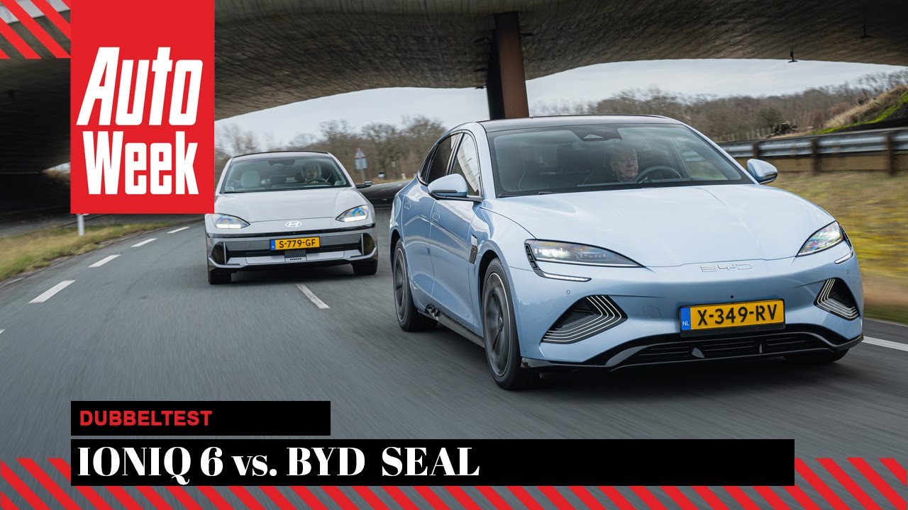BYD Seal vs. Hyundai Ioniq 6 - AutoWeek Dubbeltest - YouTube