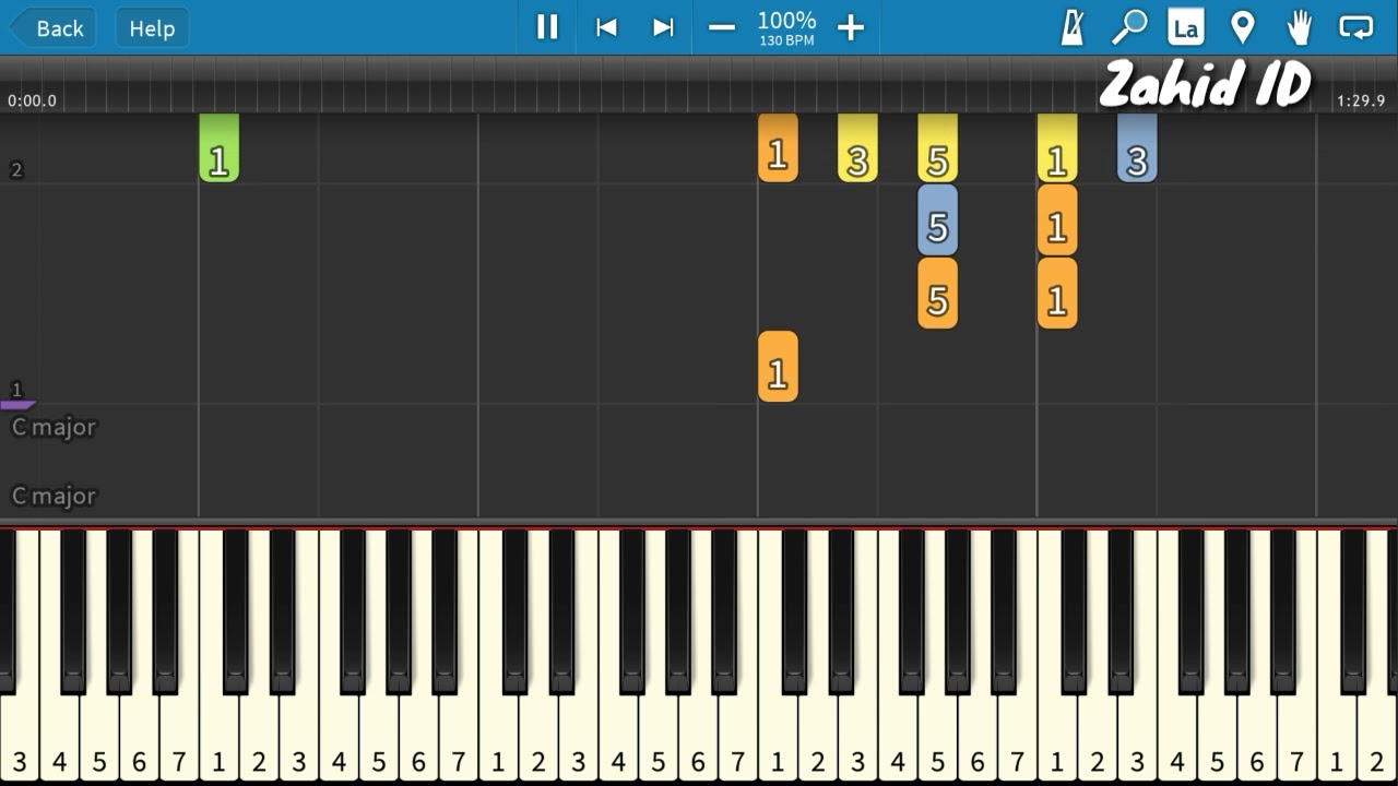 Not Angka Lagu Aku Anak Gembala - Koleksi Not Angka