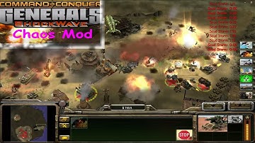 Generals Zero Hour: Shockwave Chaos mod 1 vs 7 Hard