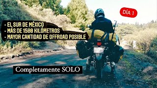 Viajando SOLO por MÉXICO en MOTO / En una Honda XRE 300