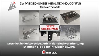 36th Precision Sheet Metal Technology Fair -  Online Abstimmung