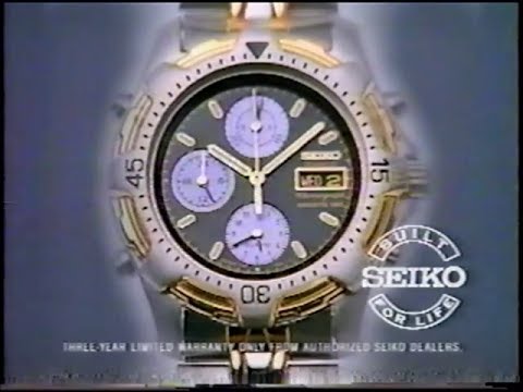 Seiko Watch Commercial (1994) - YouTube