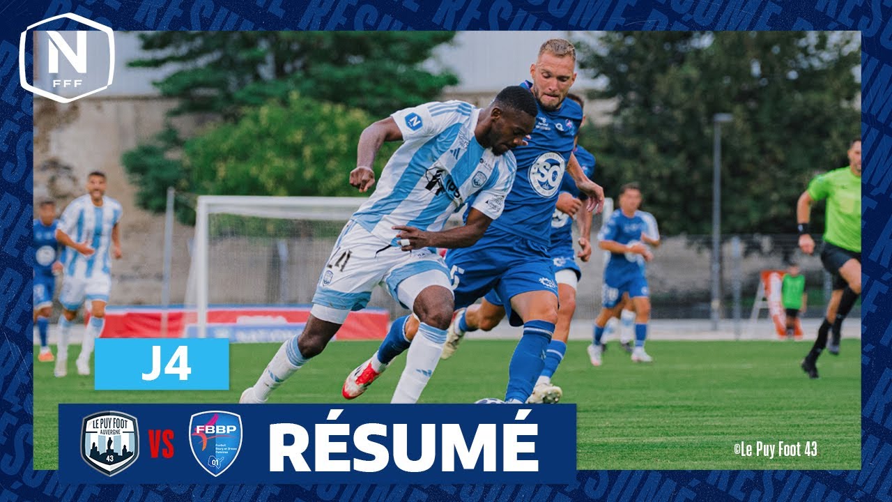 J4 I Le Puy Foot 43 - FBBP01 (1-1) I National FFF 2025-2026