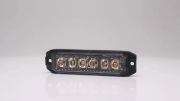 5″ Super Slim LED Strobe Warning Light SAE Class I J845