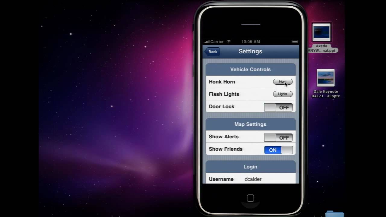 Axeda Connexion - iPhone Car Tracker Application Example - YouTube