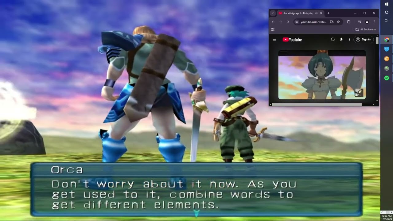 ISEKAI Revolutions DOT HACK  Infection Gameplay plus Anime Episode B