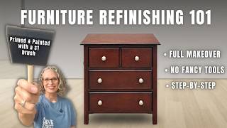I Refinished This Dresser With a $1 Brush and No Power Tools