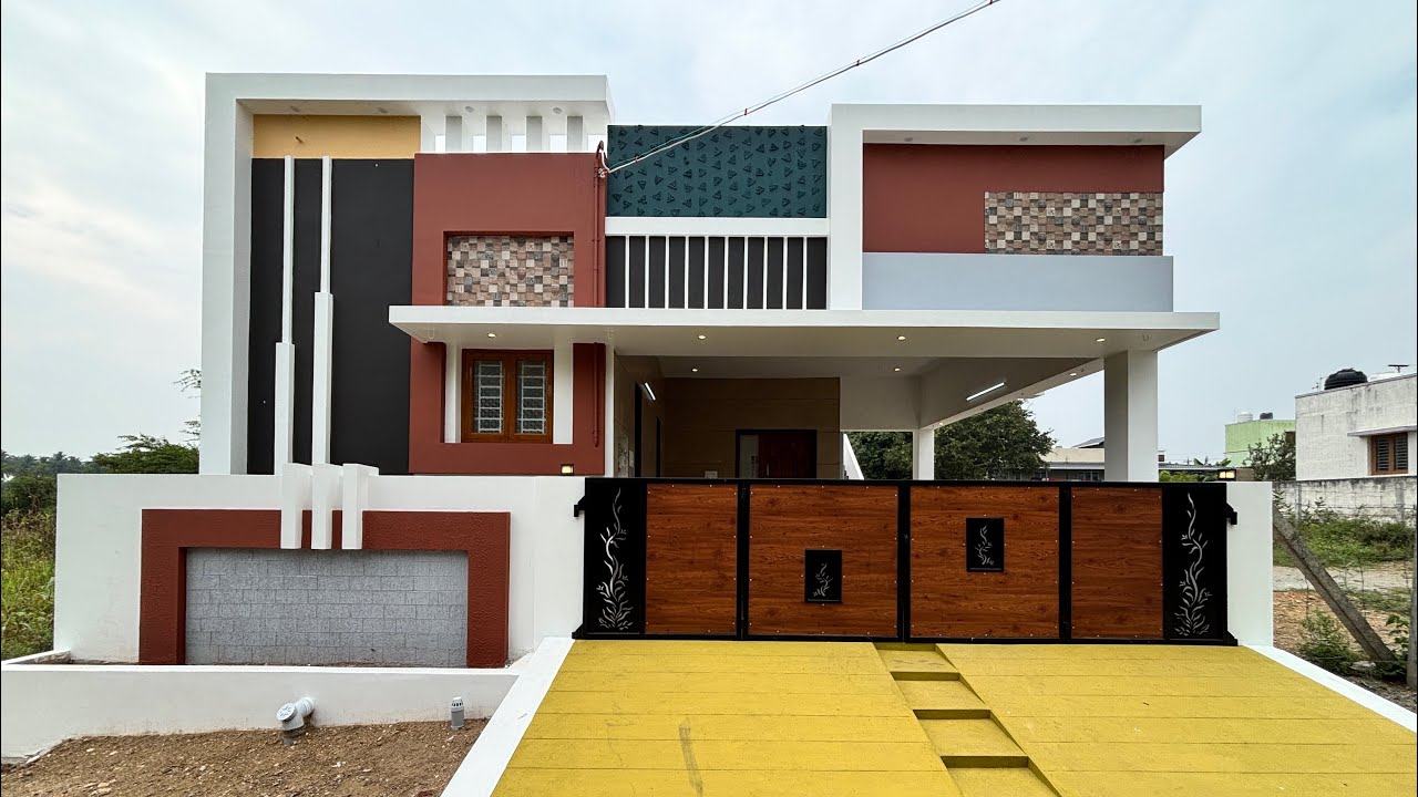 3.78 சென்டில்,1450 SQ.FT-ல் கிழக்கு பார்த்த,2BHK தனி வீடு 📞99436 71311 #houseforsaleinpollachi #sale