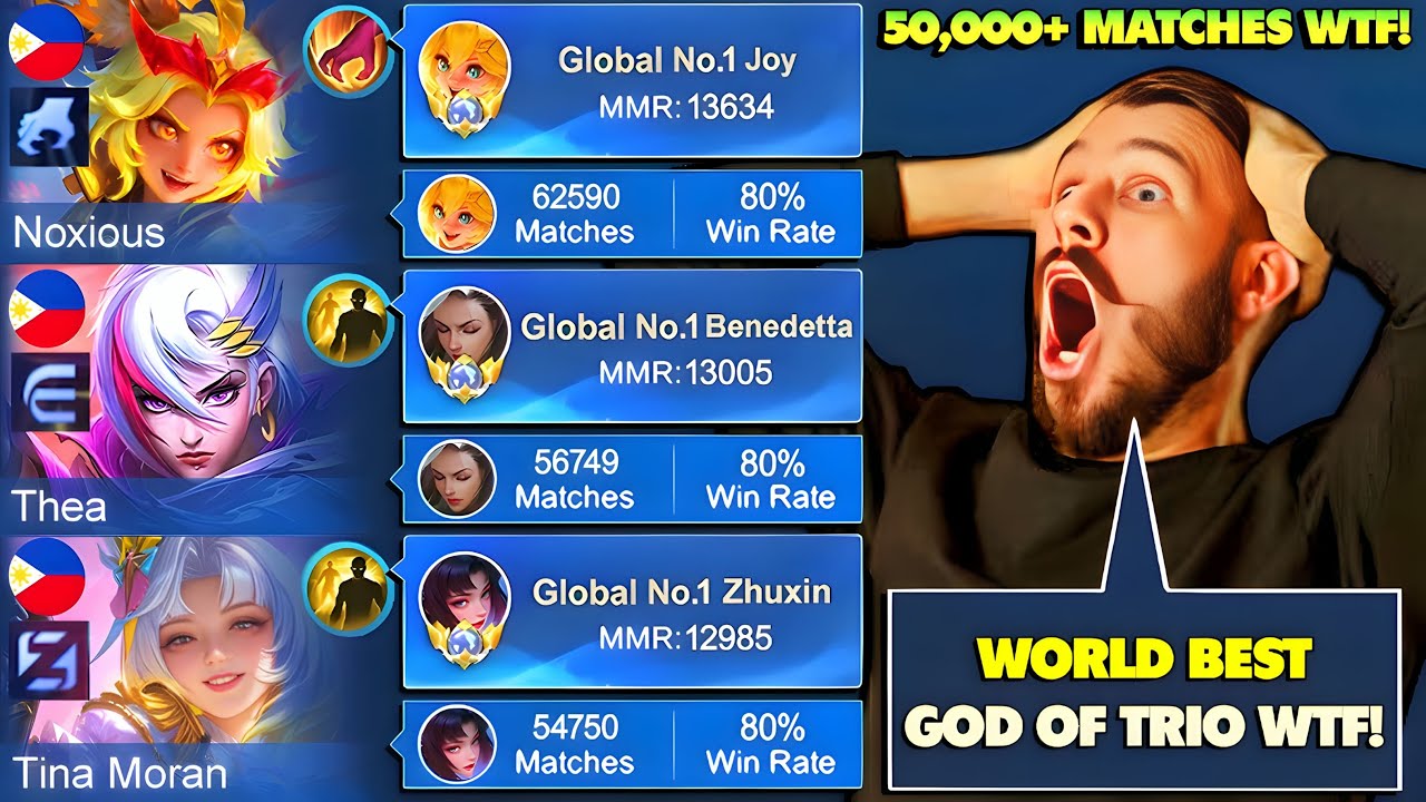 Я НАКОНЕЦ-ТО ВСТРЕТИЛ САМОЕ БЕЗУМНОЕ ТРИО В MLBB | БЕЗУМНЫЕ МАТЧИ + ВСЕ ИЗ НОМИНАЛА 1-ГО ЛИДА В М...
