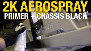 2K AeroSpray Chassis Black Over Epoxy Primer - Painting the Legs Of the Box & Pan Brake Stand