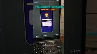 India Won T20 World Cup 2026! I Celebrated it With SwiftUI Code 🇮🇳🔥 #t20worldcup