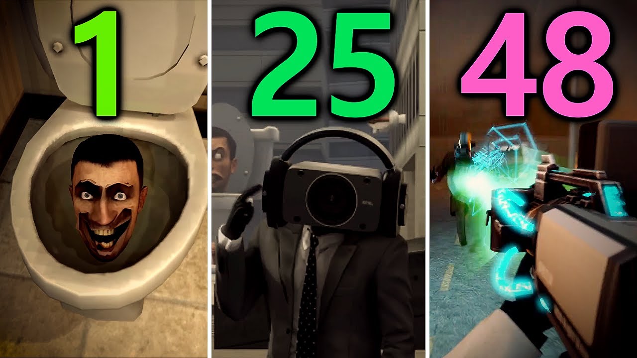 skibidi toilet 1 - 48 (All Episodes ALL Seasons) Episode 1-48