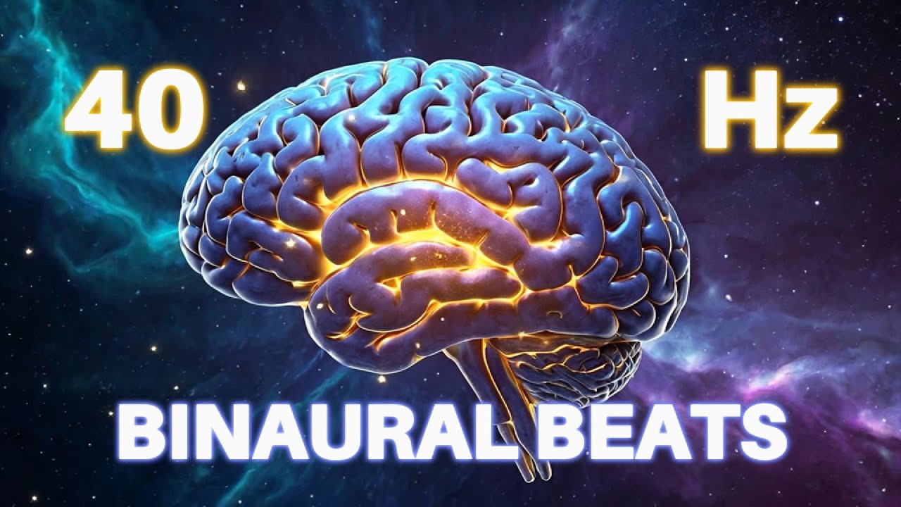 Live Gamma 40Hz Waves | Cognitive Upgrade & Deep Work Session