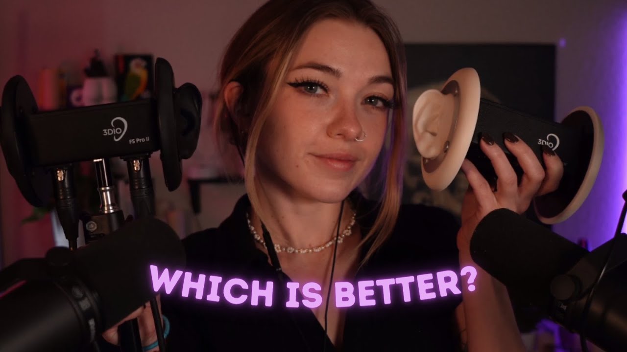 ASMR | Comparing the 3Dio FS XLR and the 3Dio FS Pro II  ✨